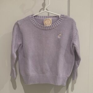 The Beaufort Bonnet Company Isabelle's Sweater - Lauderdale Lavender size 2T